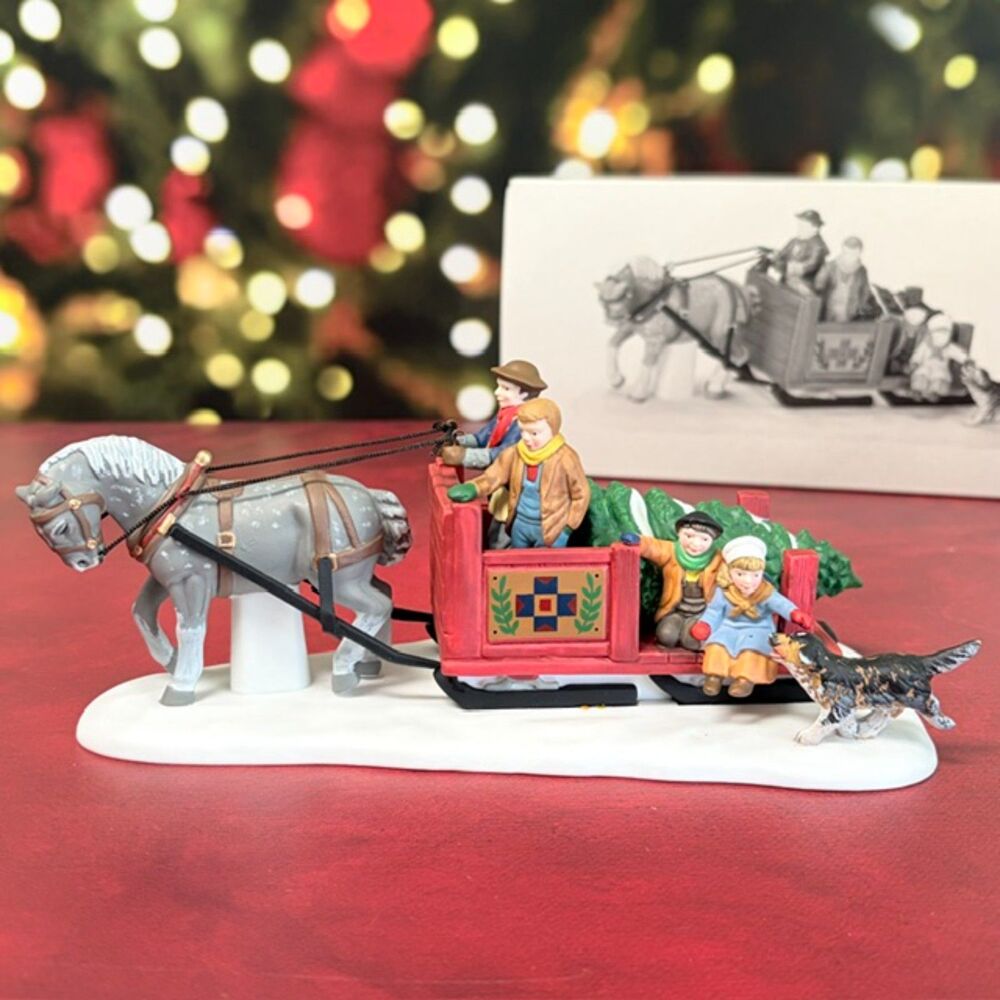 Dept 56 Over the River Through Woods 5654-5 New England Village 1994